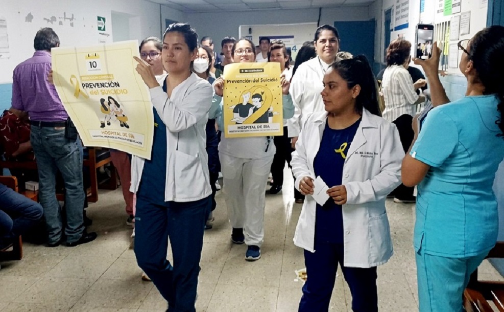 Hospital Almanzor Aguinaga conmemoró el Día Mundial para la Prevención del Suicidio